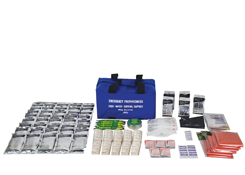 Food / Water / Survival Support Kit (EKIT1020) 5 People for 72 Hours