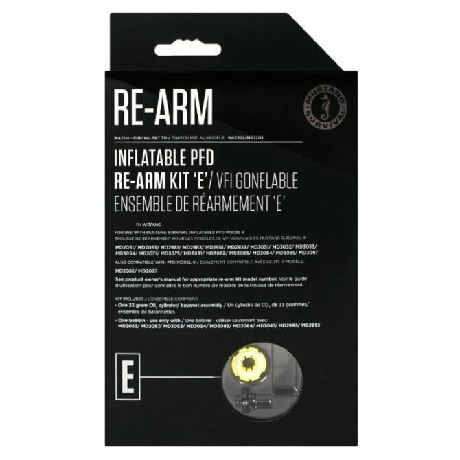 Mustang Survival- Re-Arm Kit E- 33G Auto/Manual (w/ Bayonet)