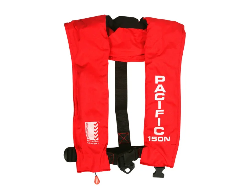 Pacific 150 Automatic Inflatable Lifejacket Red