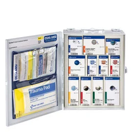 RADNOR™ White Metal Wall Mount 25 Person Medium First Aid Cabinet