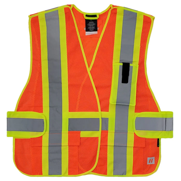 VEST2001 Standard Traffic/Safety, CSA Z96-02 Class 2 Level 2, WorkSafeBC Type 1, Imported