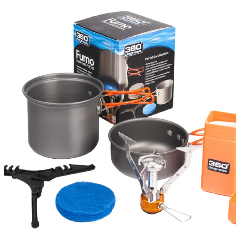 360 Degrees Furno Camping Stove & Pot Set