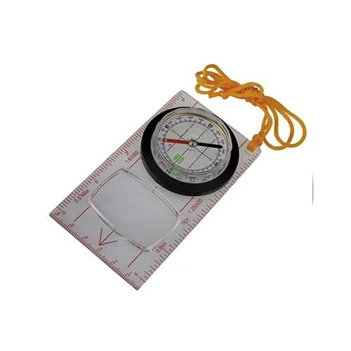 Ace Camp Fluorescent Map Compass