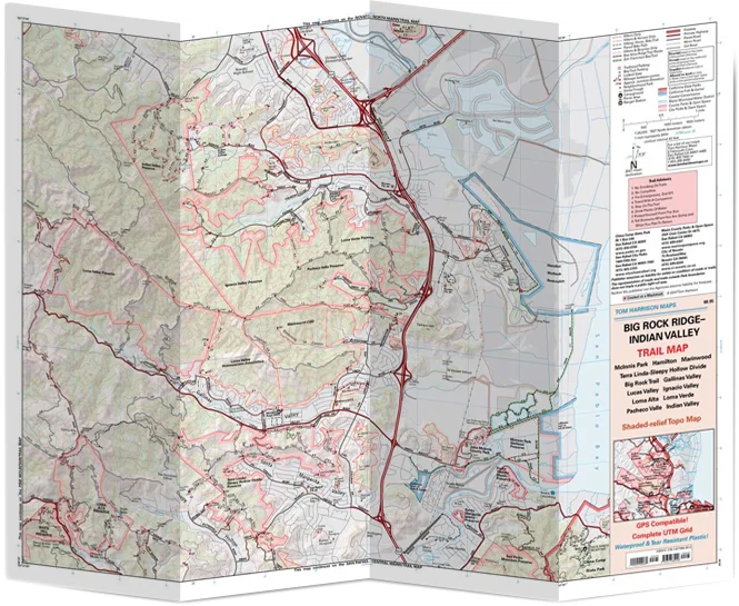 Big Rock Ridge-Indian Valley Map