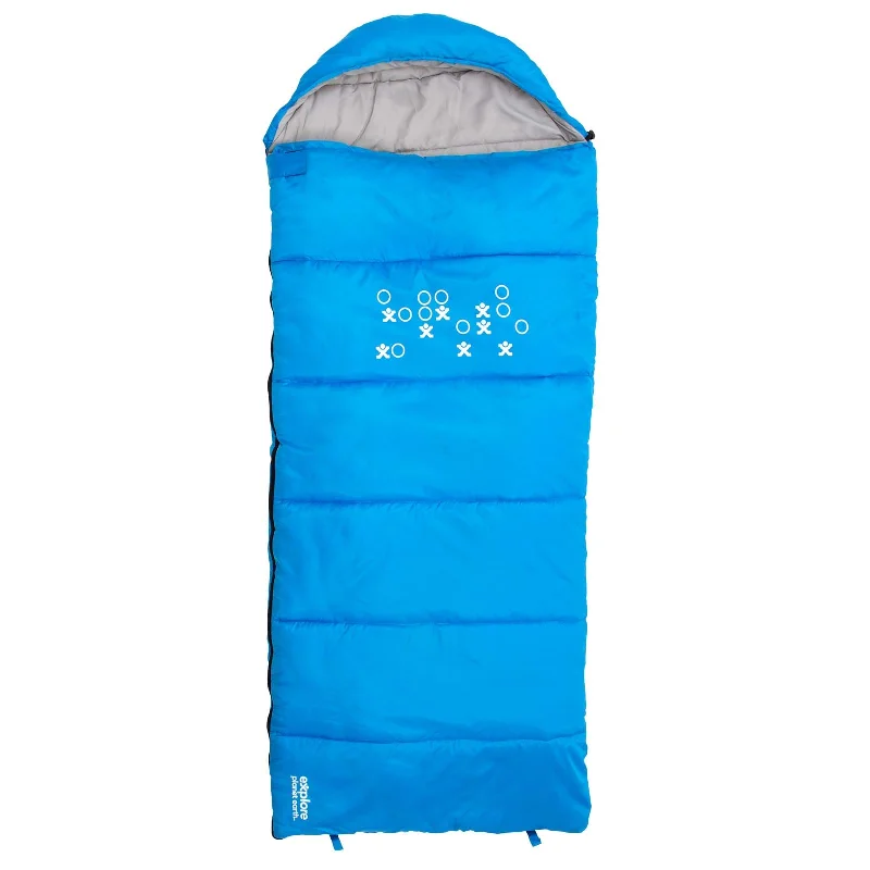 Explore Planet Earth - Comas Kids Sleeping Bag Blue