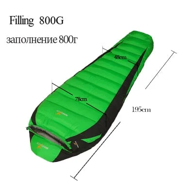 195cm green 800G